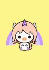 cute kawaii Just because... Card 5841 created by peppermintpopuk