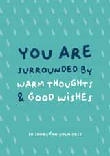 Sorry for your loss created by PaperJam Print Co.