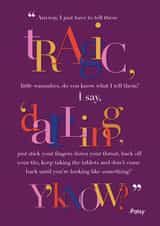 abfab absolutelyfabulous Just because... Card 26130 created by Henni Garfield