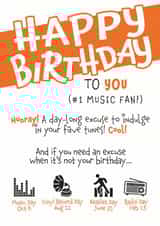 happy birthday Birthday Card 4998 created by Need A Holiday?