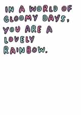 cheery notes Just because Card 5194 created by Veronica Dearly