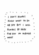 notes of Thinking of you Card 5203 created by Veronica Dearly