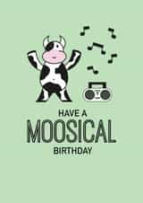 cow animal Birthday Card 28241 created by Leanne Parkinson