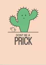 cactus prickly Just because... Card 5881 created by Leanne Parkinson