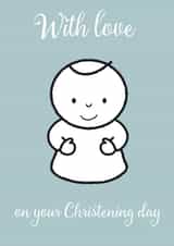 With love on your christening created by Jon Higham