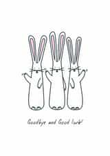 Goodbye and Good luck! created by Hoppy Bunnies