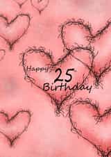 hearts Cute Birthday Card 25931 created by andersonartstudio