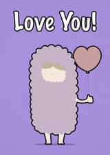 heart balloon Love & Friendship Card 24602 created by Ommy'Noms