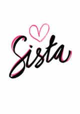 sista Teen Birthday Card 3271 created by Ashleigh Arthur