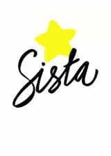 star sista Love & Friendship Card 3272 created by Ashleigh Arthur