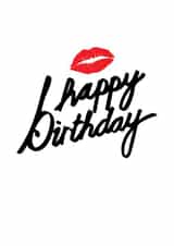 kiss Male Birthday Card 25969 created by Ashleigh Arthur