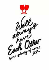 wine alcohol Anniversary Card 25972 created by Ashleigh Arthur