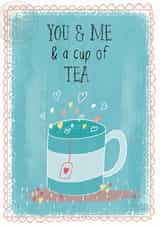 tea Male Just because... Card 5721 created by Louise Wright