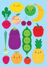 fruit vegetables Just because... Card 6039 created by Asking For Trouble