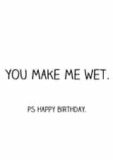 sex youmakemewet Birthday Card 4949 created by Offhand Cards
