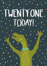 21 twentyone Birthday Card 6116 created by Hannah Stevens