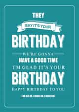 birthday beatles Birthday Card 26662 created by Ilka Dickens