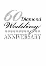 diamond anniversary heart Anniversary Card 5828 created by Gellie Design