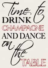 Time to drink champagne! created by Tanja Riddell