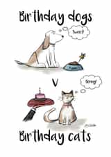 cats dogs Birthday Card 28289 created by Beresfordo
