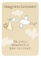 New Baby New Baby Card 28522 created by Bird Blue Creative