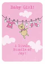 New Girl New Baby Card 6178 created by Bird Blue Creative