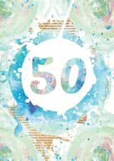 birthday milestone Birthday Card 5455 created by Bookishly