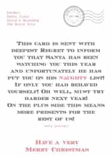 typography funny Christmas Card 25643 created by Always Sparkle