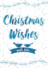 wishes xmas Christmas Card 28193 created by Paper Sheriff