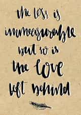 loss death Sympathy Card 4447 created by Bee Davies