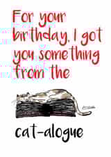 birthday cat Birthday Card 5906 created by Beresfordo