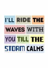 Here For You Card - Breakup - Illness - Death created by SixElevenCreations