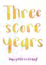 60 sixtieth Birthday Card 26363 created by Wink Design - Michelle Roberts