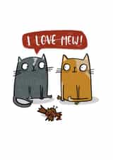 cat love Anniversary Card 28551 created by Lucy Maggie Designs