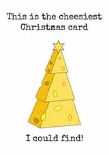 Cheesiest card I could find Christmas card created by Doodle Dot Design Co