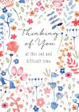 Thinking of you flowers created by Rebecca Prinn