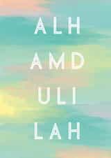 alhamdulilah happy Faith Cards Card 28666 created by Uzma Faheem