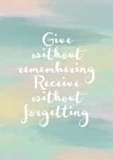 happy give Love & Friendship Card 6348 created by Uzma Faheem