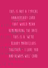 anniversary pink Anniversary Card 3954 created by Coulson Macleod