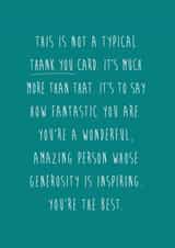thanks thankyou Thank You Card 3956 created by Coulson Macleod