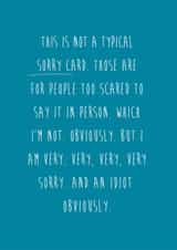 sorry forgiveme Sorry Card 3957 created by Coulson Macleod