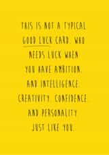 goodluck allthebest Good Luck Card 3959 created by Coulson Macleod