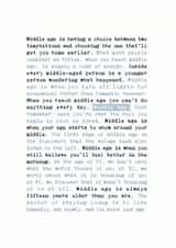 40th middleage Birthday Card 3963 created by Coulson Macleod