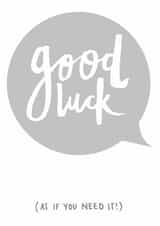 goodluck luck Good Luck Card 4988 created by Art + Ace Studio