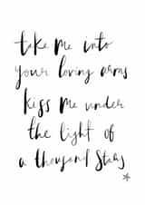 ed sheeran Valentines Day Card 4990 created by Art + Ace Studio