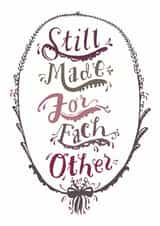 Pretty Antique Anniversary Card - Still Made For Each Other created by Nic Farrell