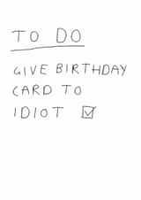 birthday humour Birthday Card 6466 created by Redback Cards