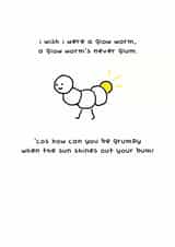 friend funny Just because Card 6469 created by Redback Cards