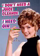 BIRTHDAY GIN Love & Friendship Card 2963 created by Dean Morris Cards