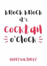 cocktail birthday Birthday Card 3766 created by Wink Design - Michelle Roberts